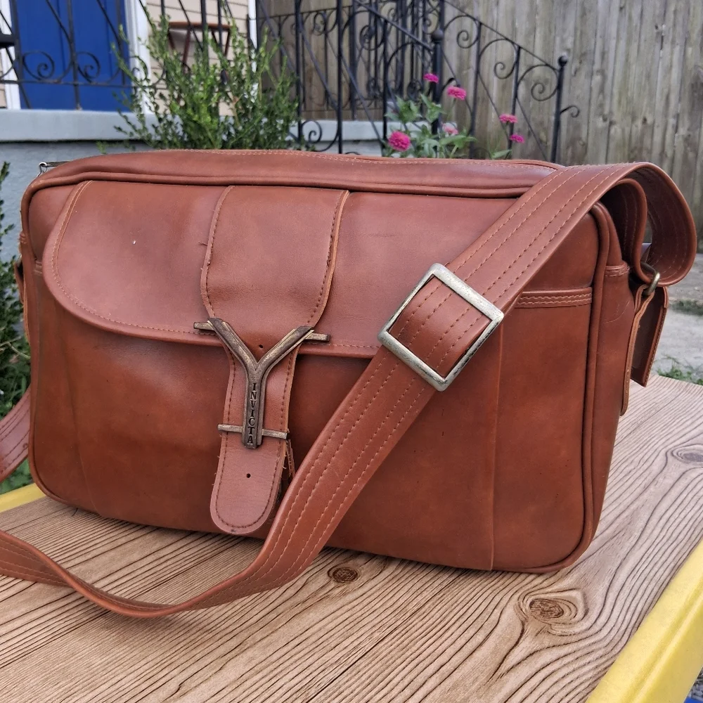 Classic Brown Leather Men's Bag